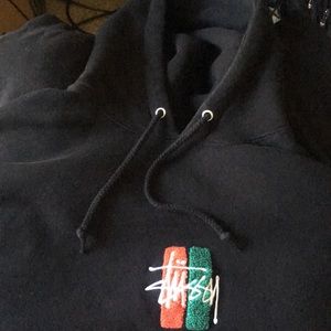 Stussy Bars Logo App. Hoodie